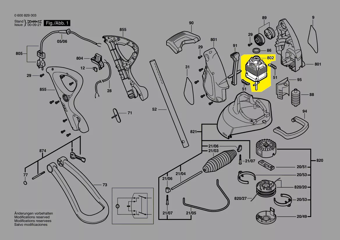 Moteur réf. F 016 L63 125 Bosch